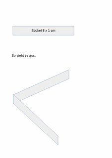Sockel 7  x 1 cm